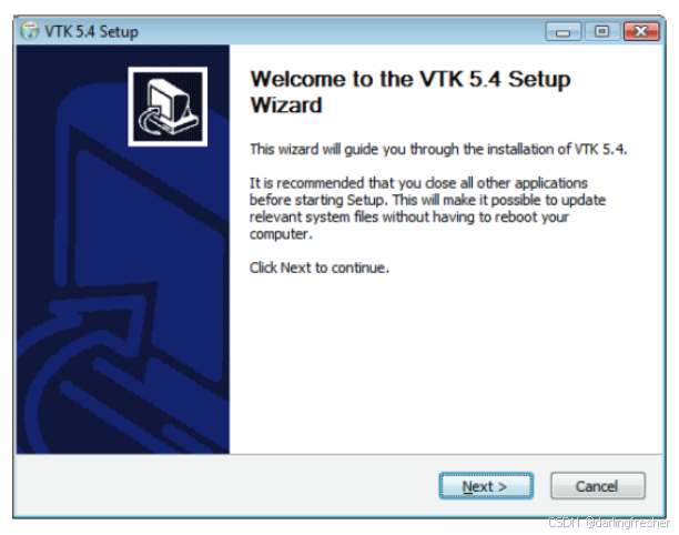 图2–1 Windows的VTK安装程序程序