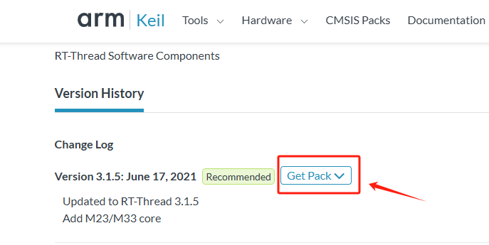 【已解决】Error #541: ‘RealThread.RT-Thread::RTOS:kernel:3.1.5‘ component is ...