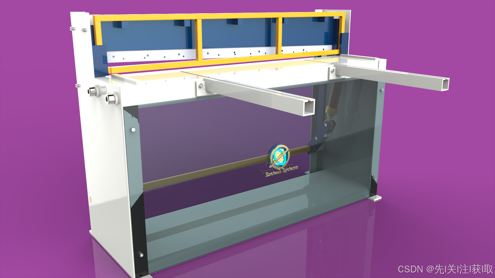 液压剪切机(剪板机)SolidWorks-CSDN博客
