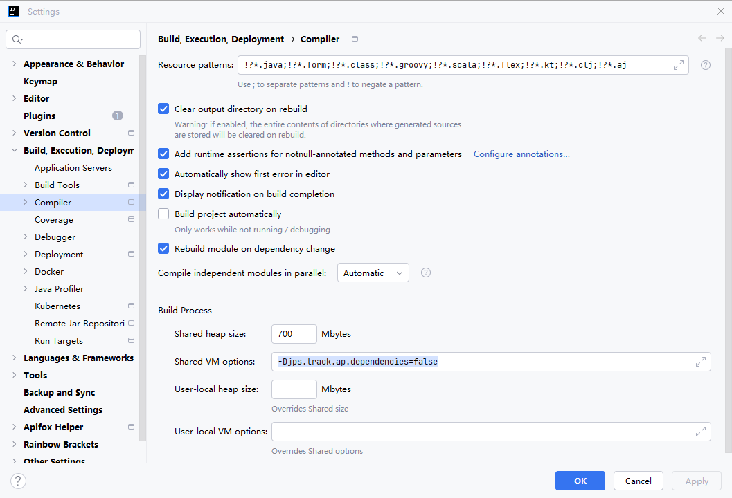 记录一次项目启动报错:java: JPS incremental annotation processing is disabled ...
