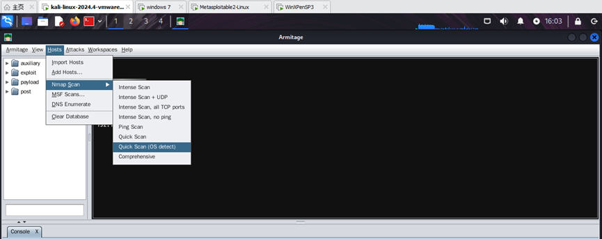 Linux Kali 渗透测试工具 Armitage_armitage工具