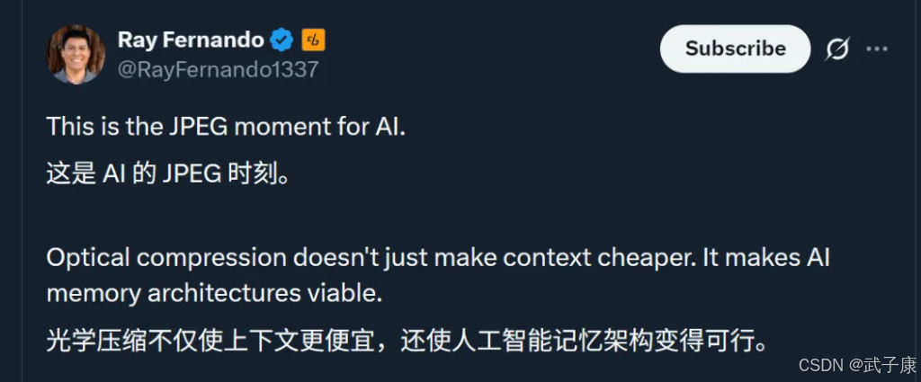 DeepSeek-OCR 光学压缩