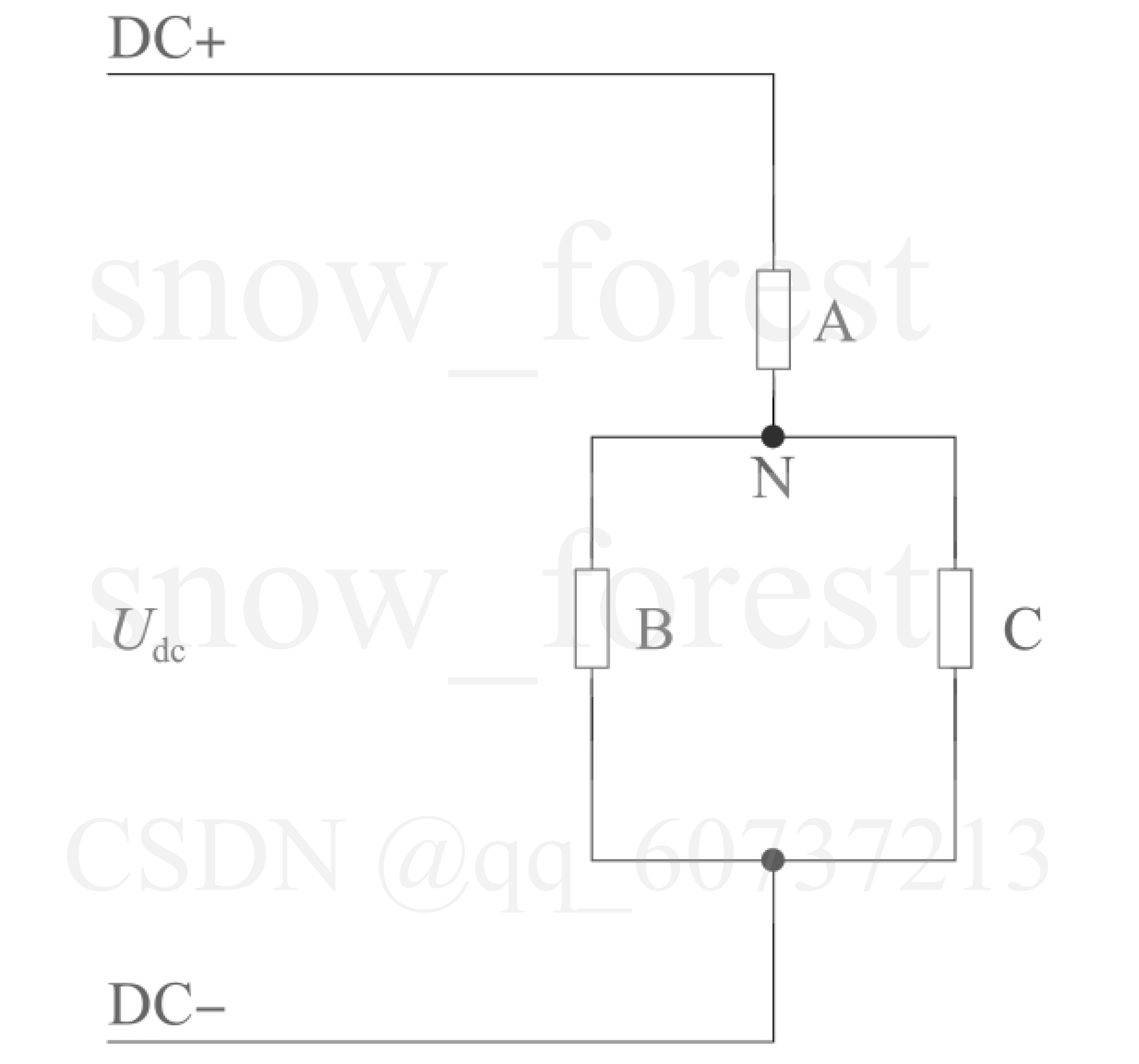 状态100时的等效电路