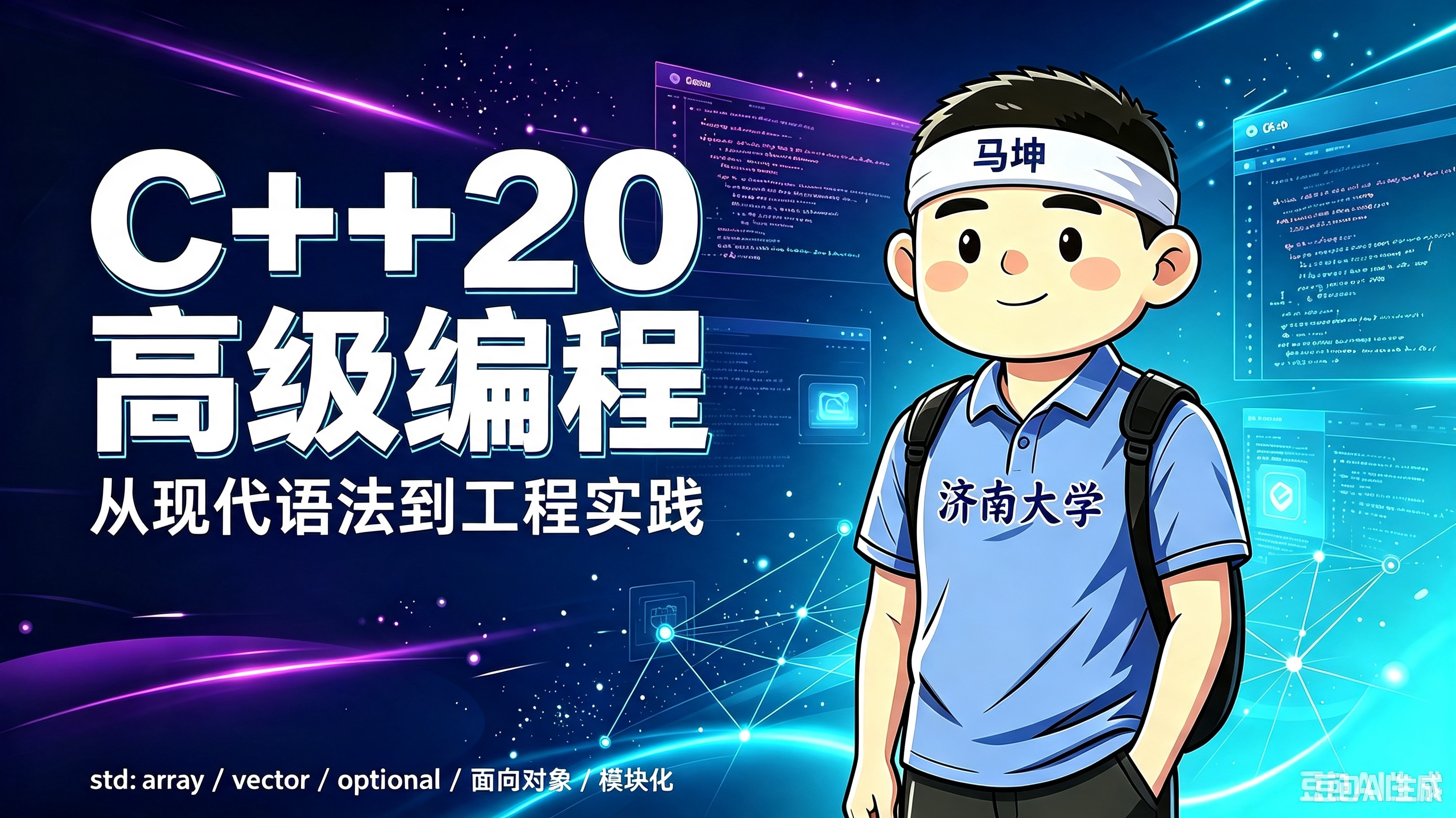 C++20 高级编程 001：从极简HelloWorld到现代类型体系全梳理