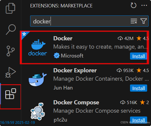 Docker：3、在VSCode上安装并运行python程序或JavaScript程序