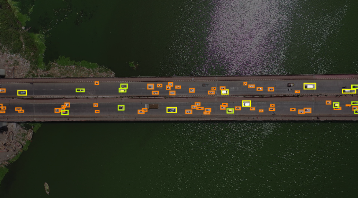 无人机交通监测示意图