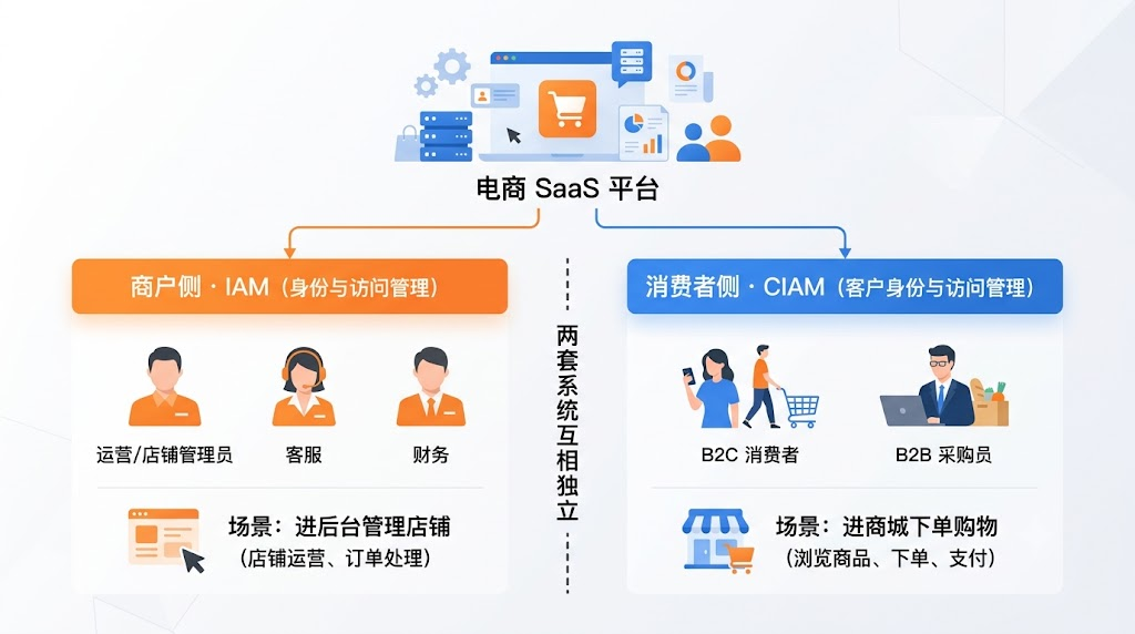 电商 SaaS 的两类用户