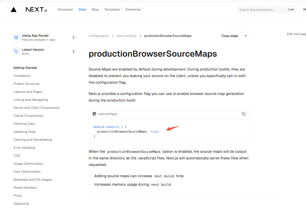 next.js项目开启sourceMap功能，打包部署后还可以在线调试代码_nextjs 配置devsourcemap-CSDN博客
