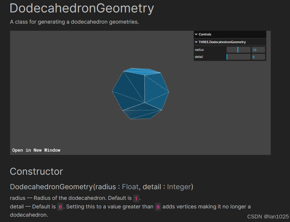 《Learn Three.js》学习（5）几何体