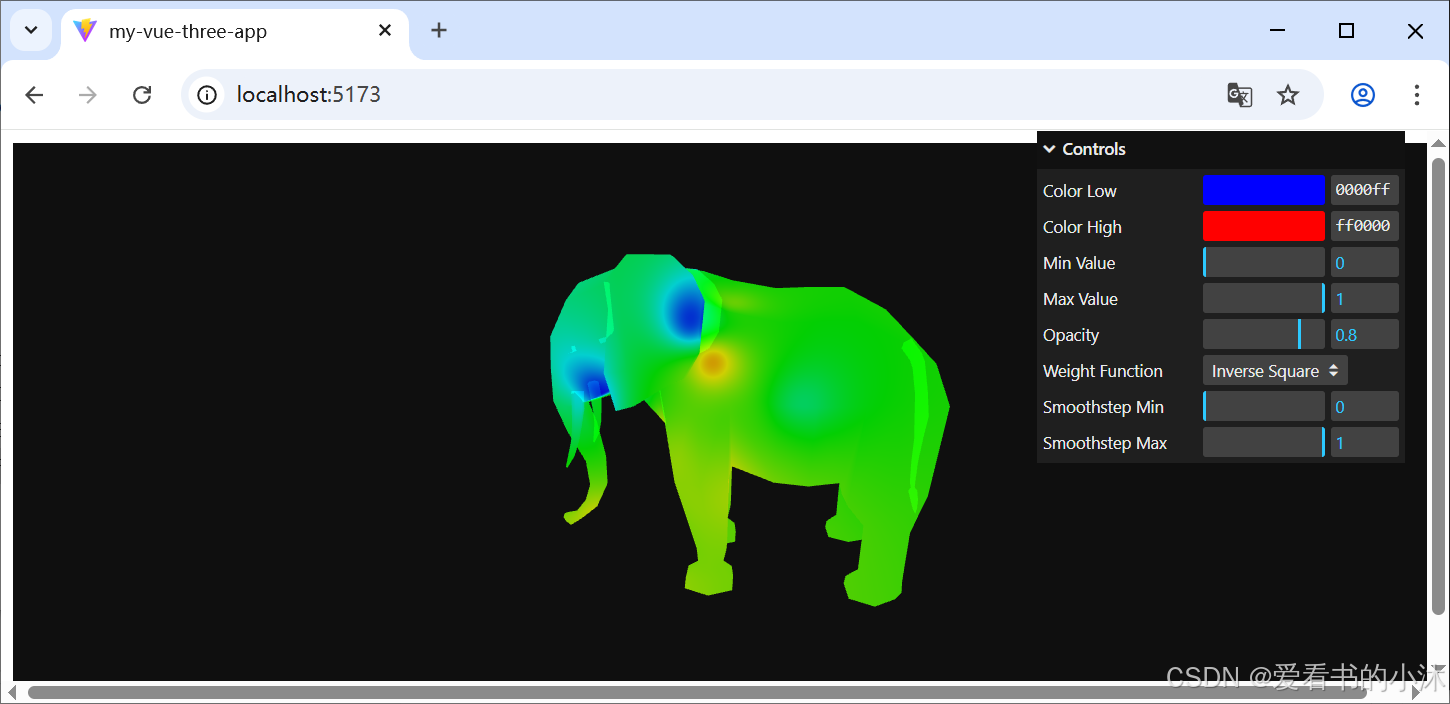 【小沐杂货铺】基于Three.JS绘制云图/热力图/CAE物理场渲染（Three.JS、WebGL、CAE、heatmap）_ue 温度3d ...