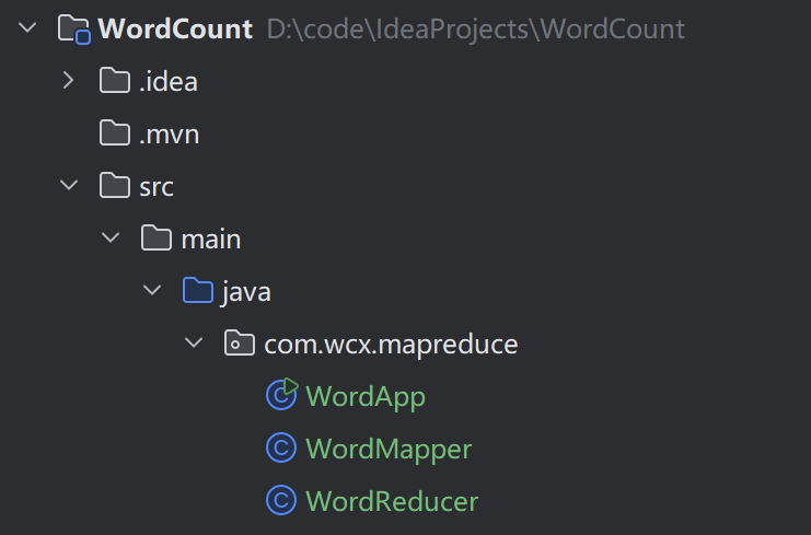 简单MapReduce(WordCount),IDEA+Hadoop集群_idea编写java代码编译一个wordcount程序,数据存储在 ...