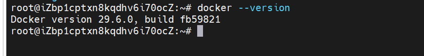 查看 Docker 版本