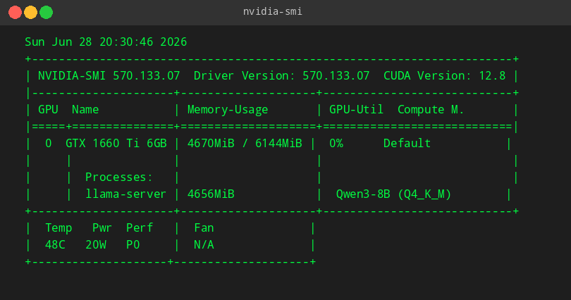 nvidia-smi