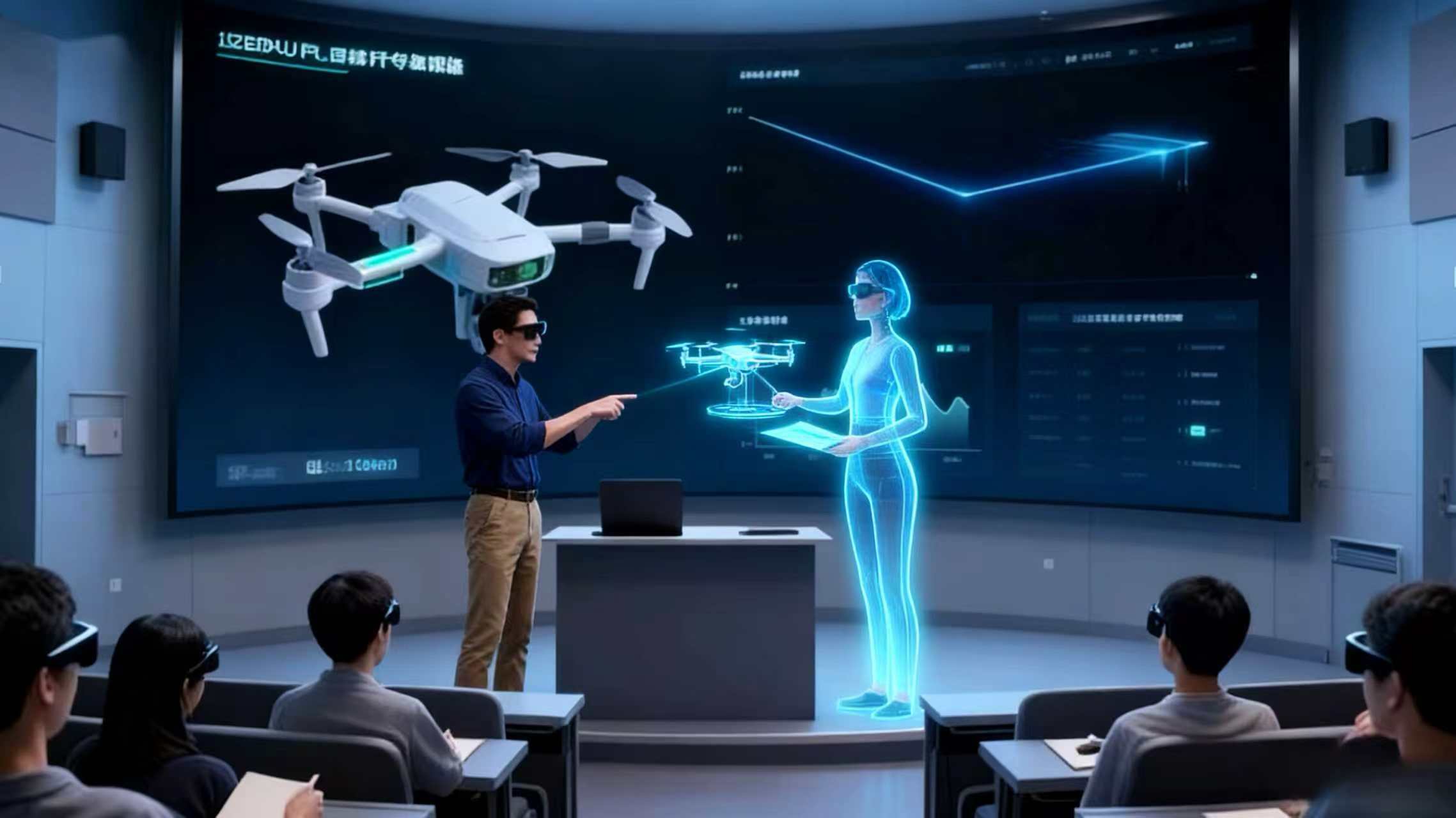 无人机农林应用AI+虚实融合创新实训室