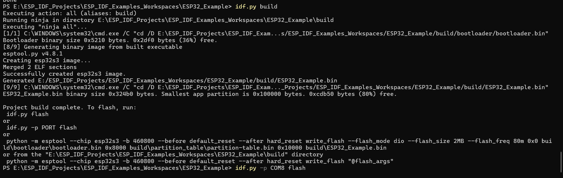 【SoC】【ESP32】ESP-IDF+VSCode的初步使用