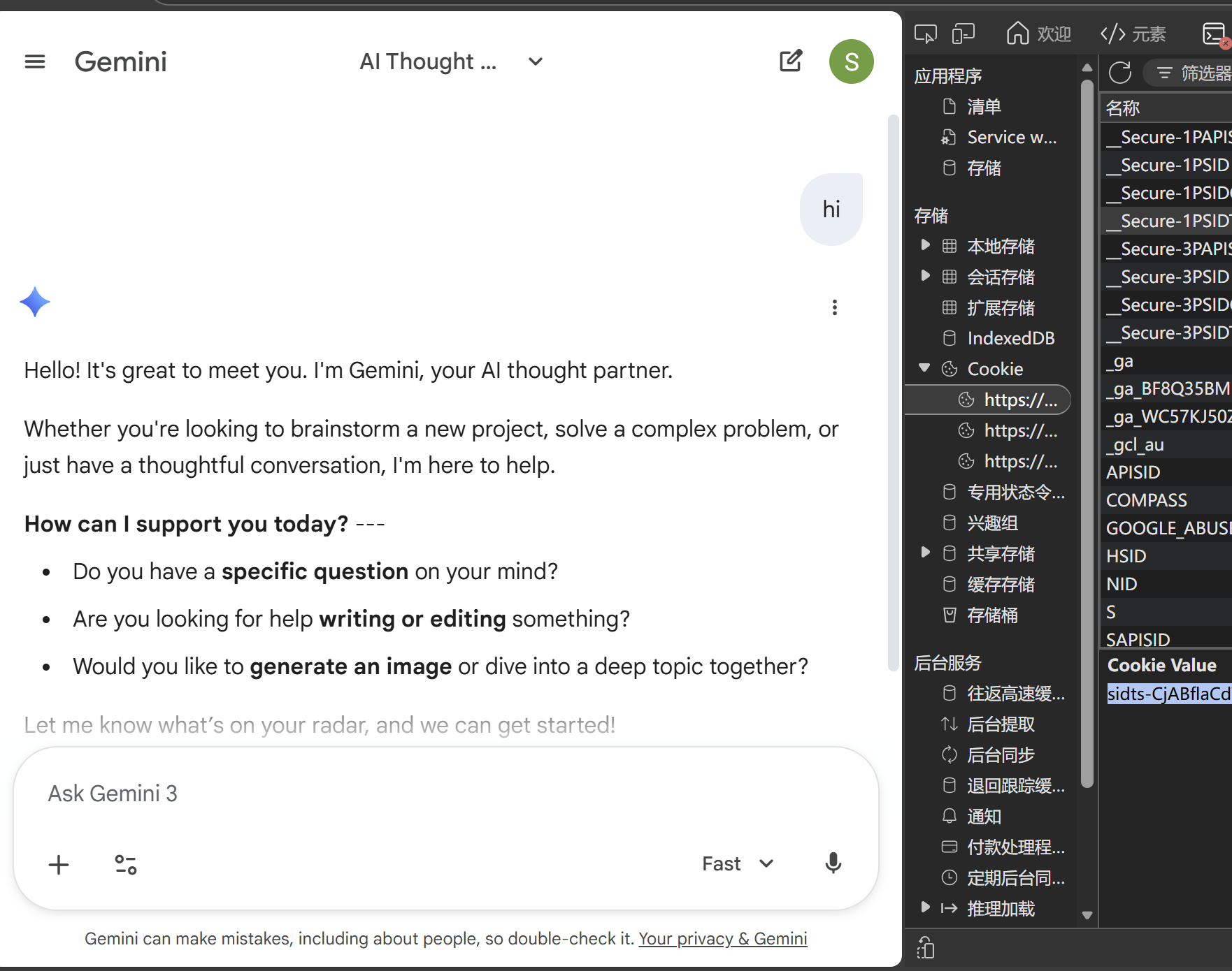 谷歌Gemini百分百解除Something went wrong提示方法分享插图2