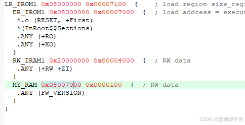 stm32在ram和flash中指定绝对地址存放变量或函数_单片机的ram内运行变量的地址如何指定