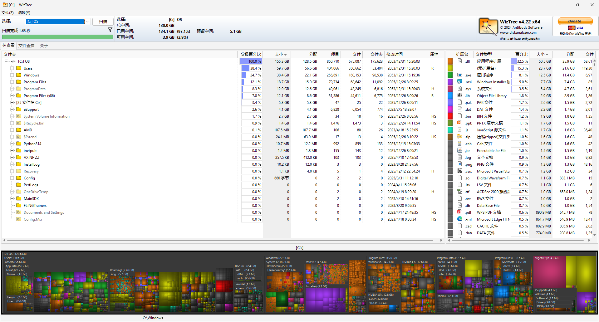 常规安全策略清除完，只清除了1g空间，远远不够！
