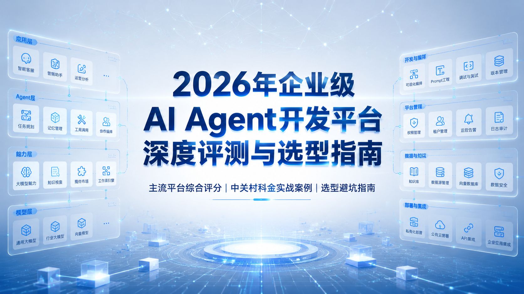 2026年企业级AI Agent开发平台深度评测与选型指南