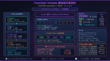 DeepSeek Harness 源码级深度剖析:全插件架构 Agent 框架从入门到实战封面图