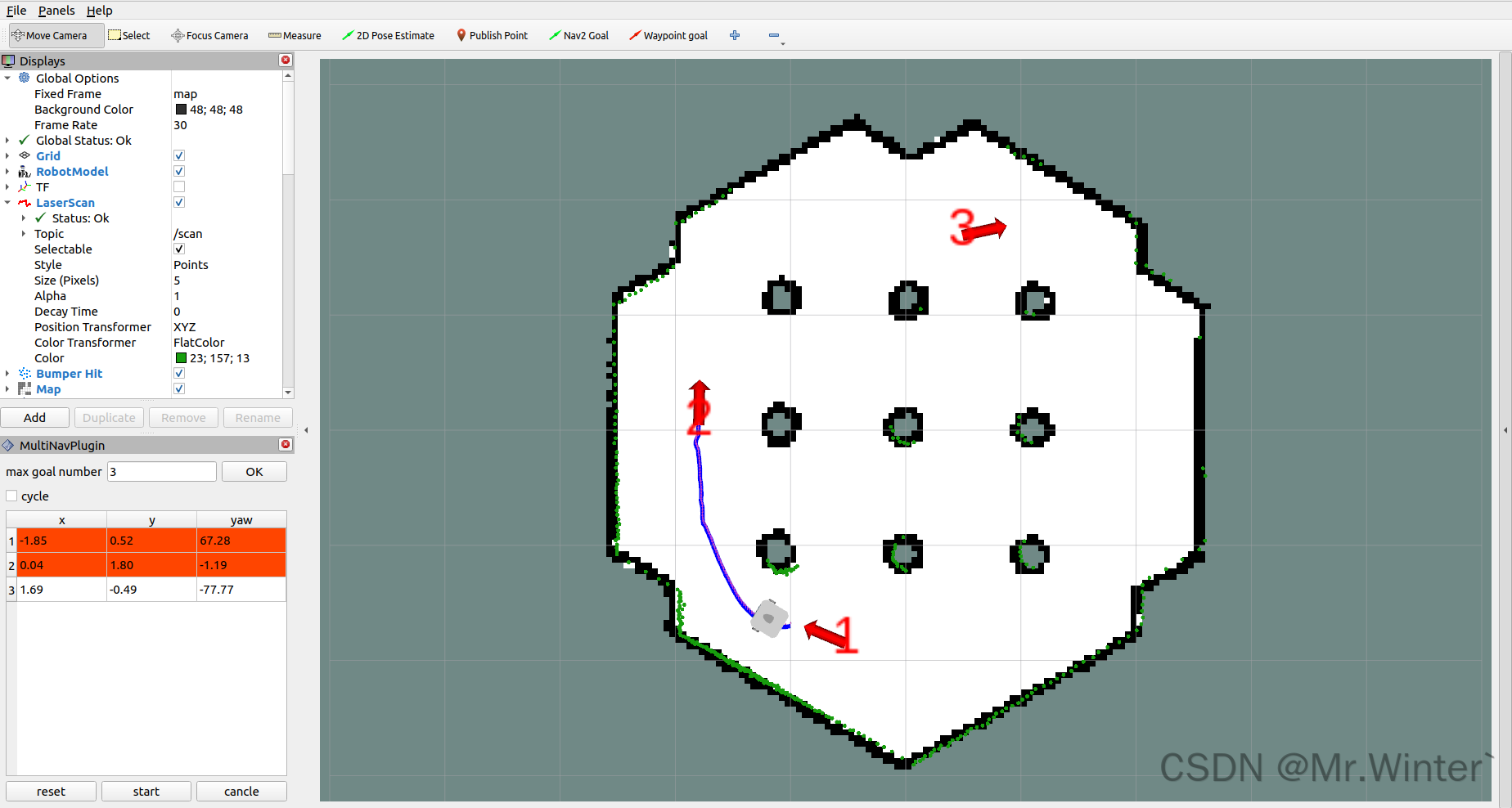 ROS2从入门到精通2-4:Rviz2插件制作案例(以工具栏和多点导航插件为例)