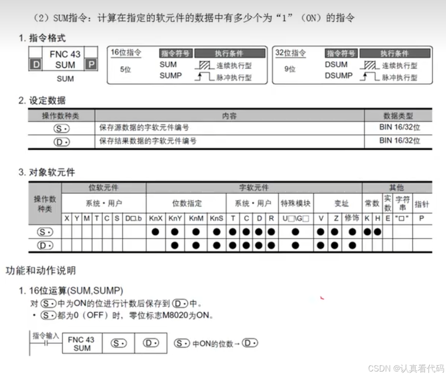 三菱FX3U系列PLC编程学习笔记