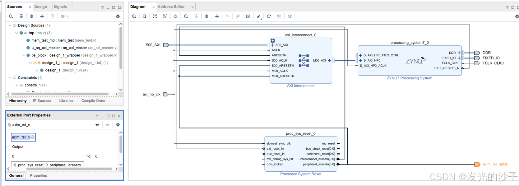 FPGA----ZYNQ7020系列的PS侧与PL侧通过AXI-HP交互（全网唯一最详）_zynq 7020 ps