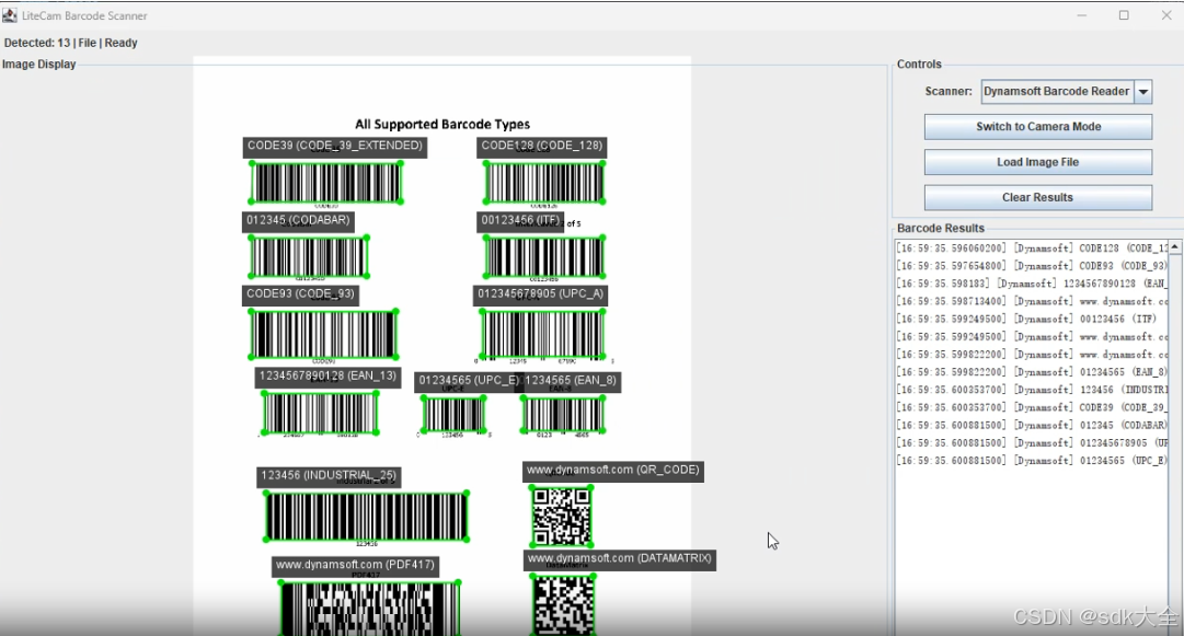 read barcode in java using zxing library youtube... 使用Camera SDK、ZXing和Dynamsoft Barcode Reader 构建Java条码扫描器_dynamsoft ...