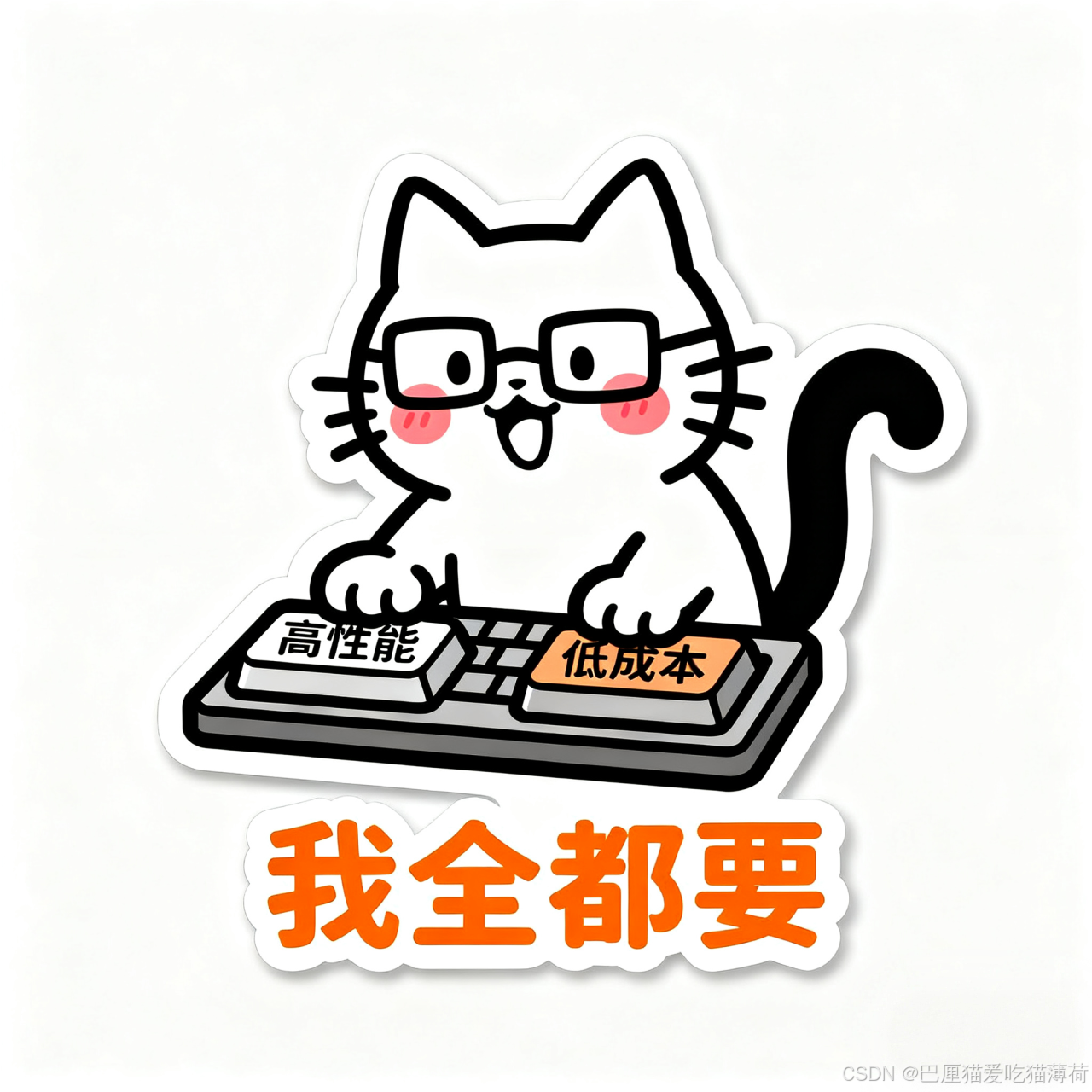 [IMAGE type="表情包" describe="一个“我全都要”的表情包，用于比喻同时需要高性能和低成本的场景"/]