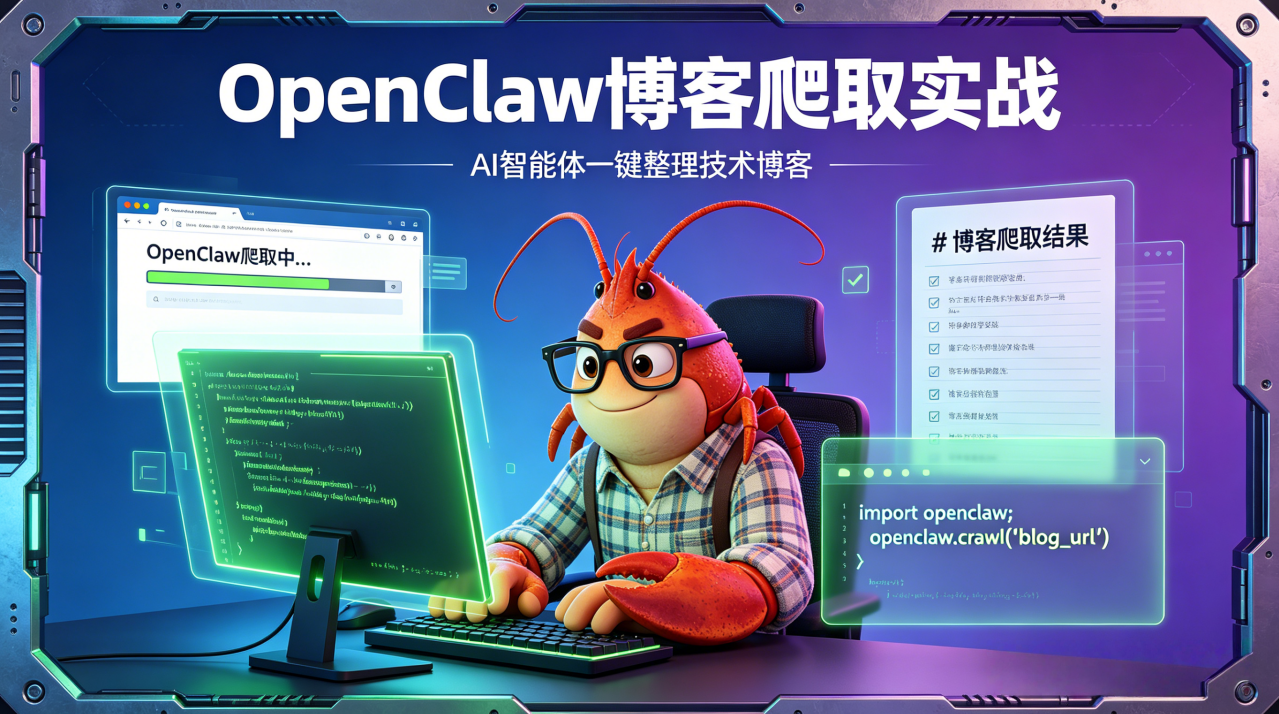 OpenClaw浏览器自动化实战：一键爬取CSDN/掘金博客并自动整理成Markdown笔记_OpenClaw大龙虾从入门到应用-CSDN专栏