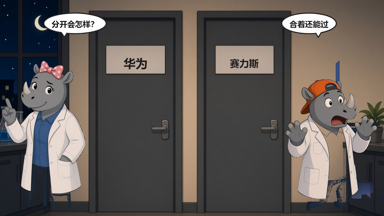 女犀牛问十五天就复合，男犀牛说又签了五年