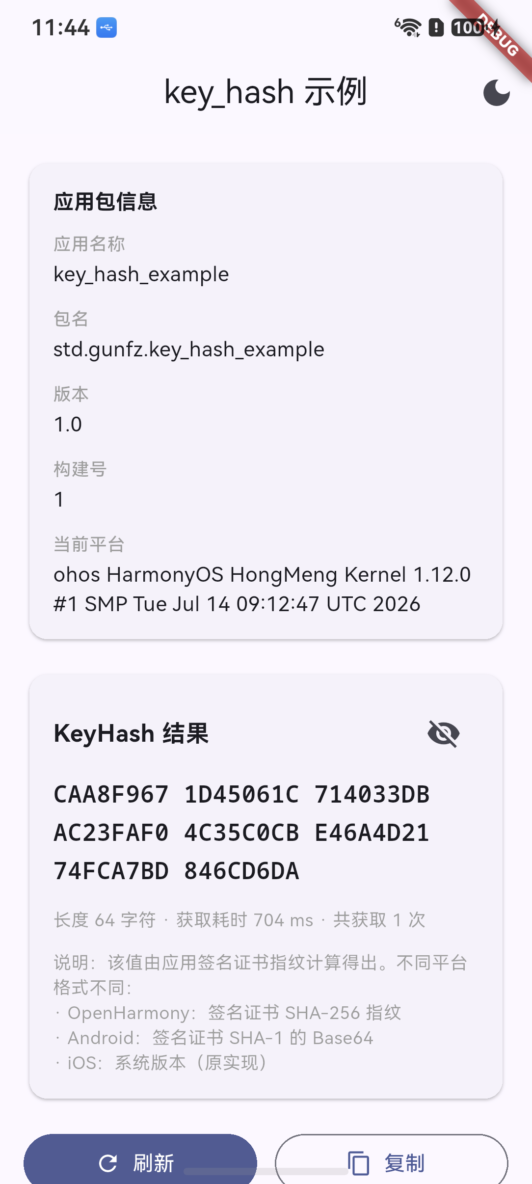 真机运行效果