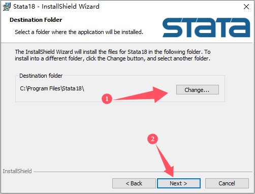 修改路径后，点击“Next”