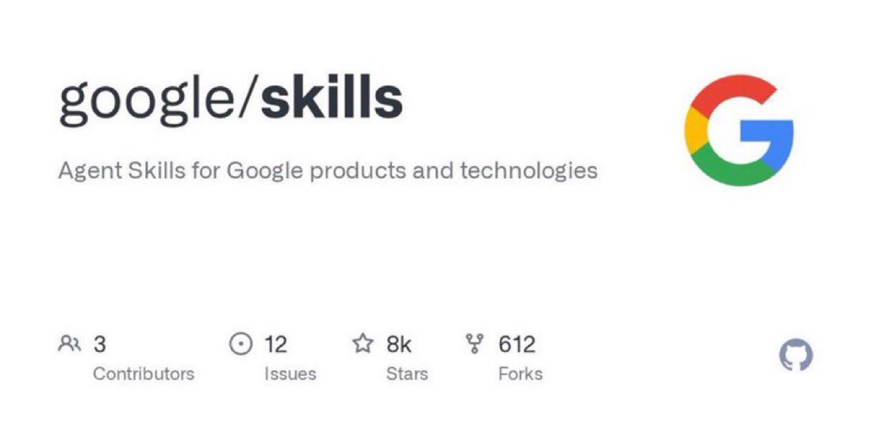 Google 发布面向 AI 代理的官方技能