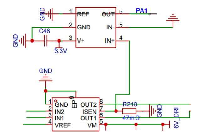 AT8236单通道直流有刷电机驱动芯片的驱动电流ADC采样计算方法及结合直流有刷电机的驱动状态分析-CSDN博客