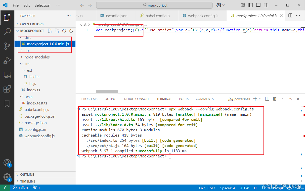 Typescript 打包为mini.js_ts打包成js-CSDN博客