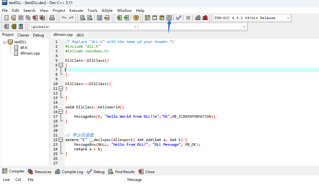 dev-c++编译dll和exe小结_c++编译成dll-CSDN博客