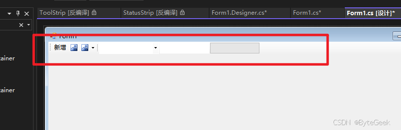 WinForm真入门(19)——ToolStrip控件解析_vs没有toolstripdropdownbutton-CSDN博客