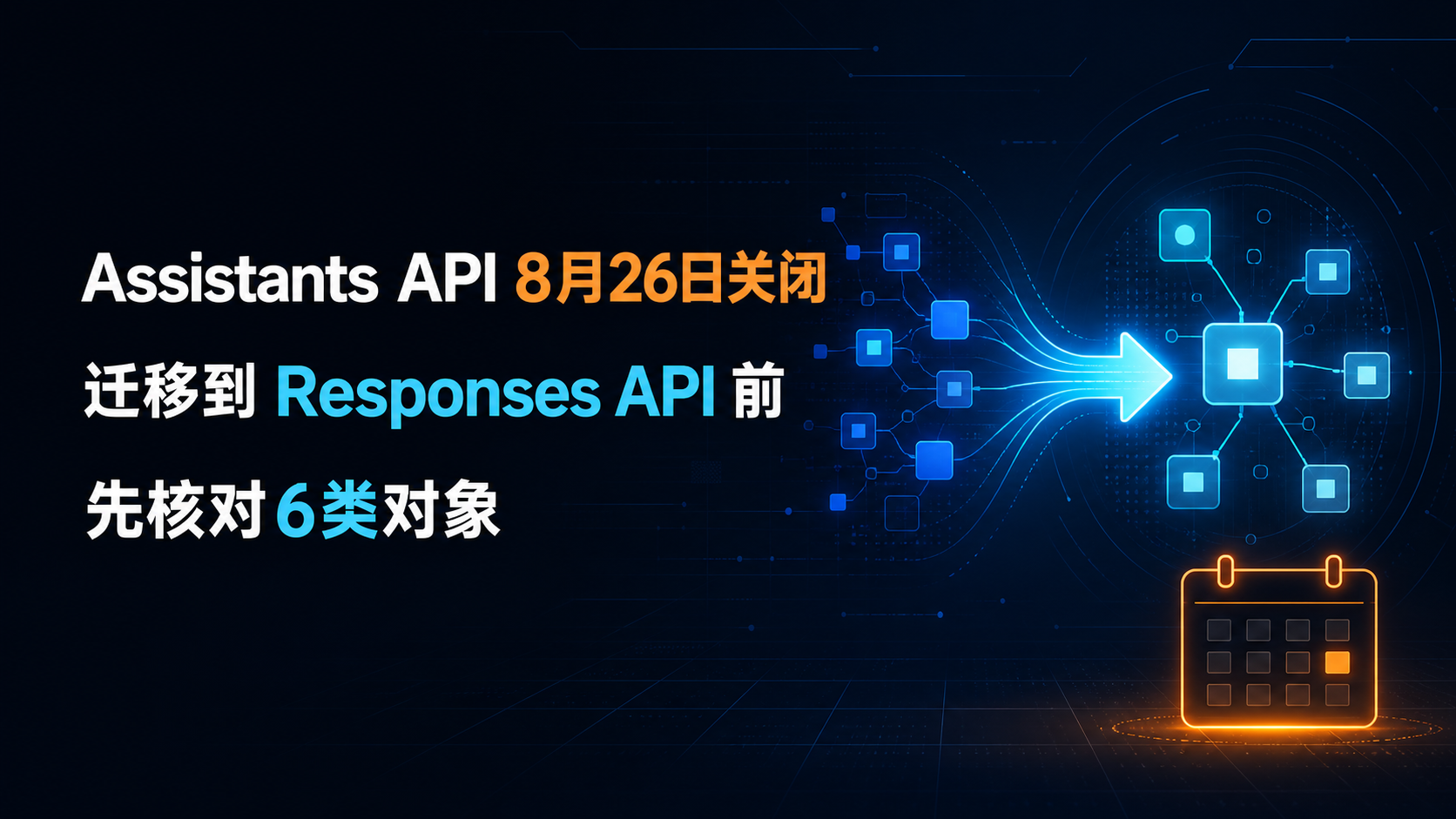 迁移到Responses API前先核对这6类对象