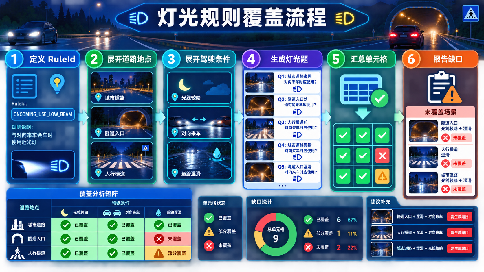 灯光规则覆盖流程