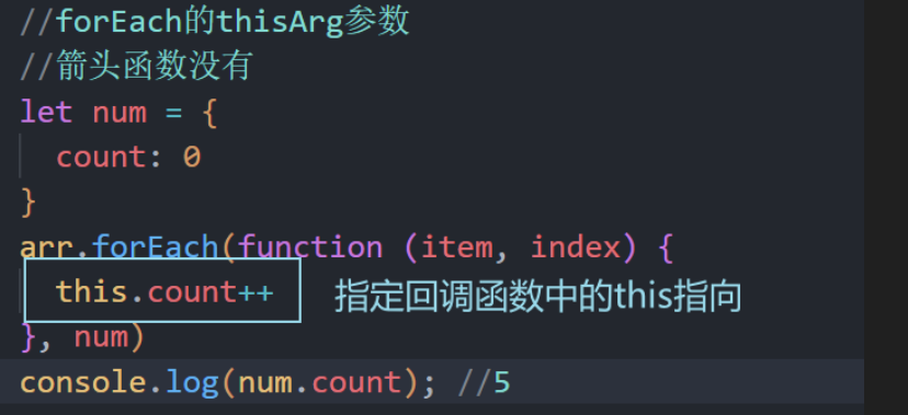 箭头函数没有this'