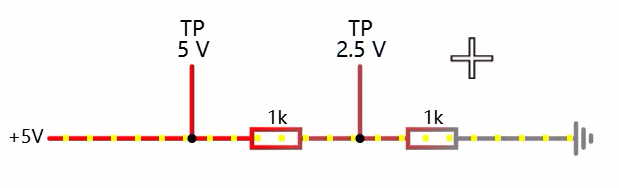 circuitjs 测试点 Test Point 中间点示例