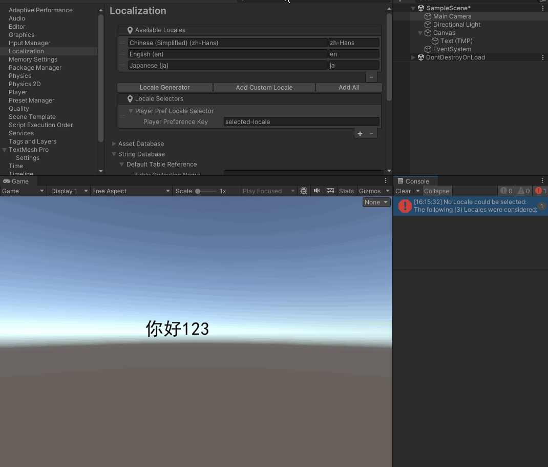 Unity之（多语言）Localization本地化工具_unity localization