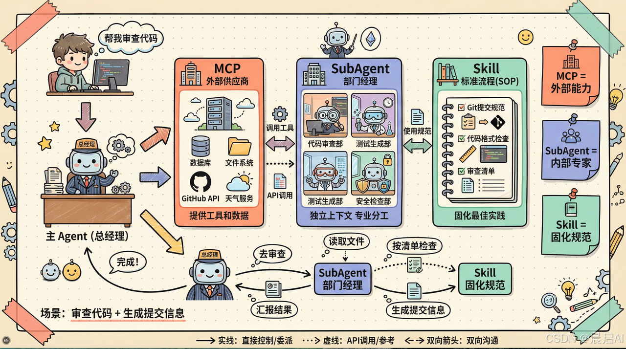 claude code 实战指南 七 核心概念辨析 彻底搞懂 mcp subagent 与 skills