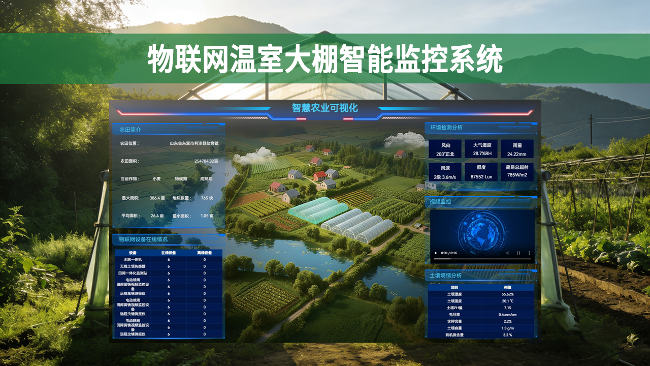温室大棚智能监控系统