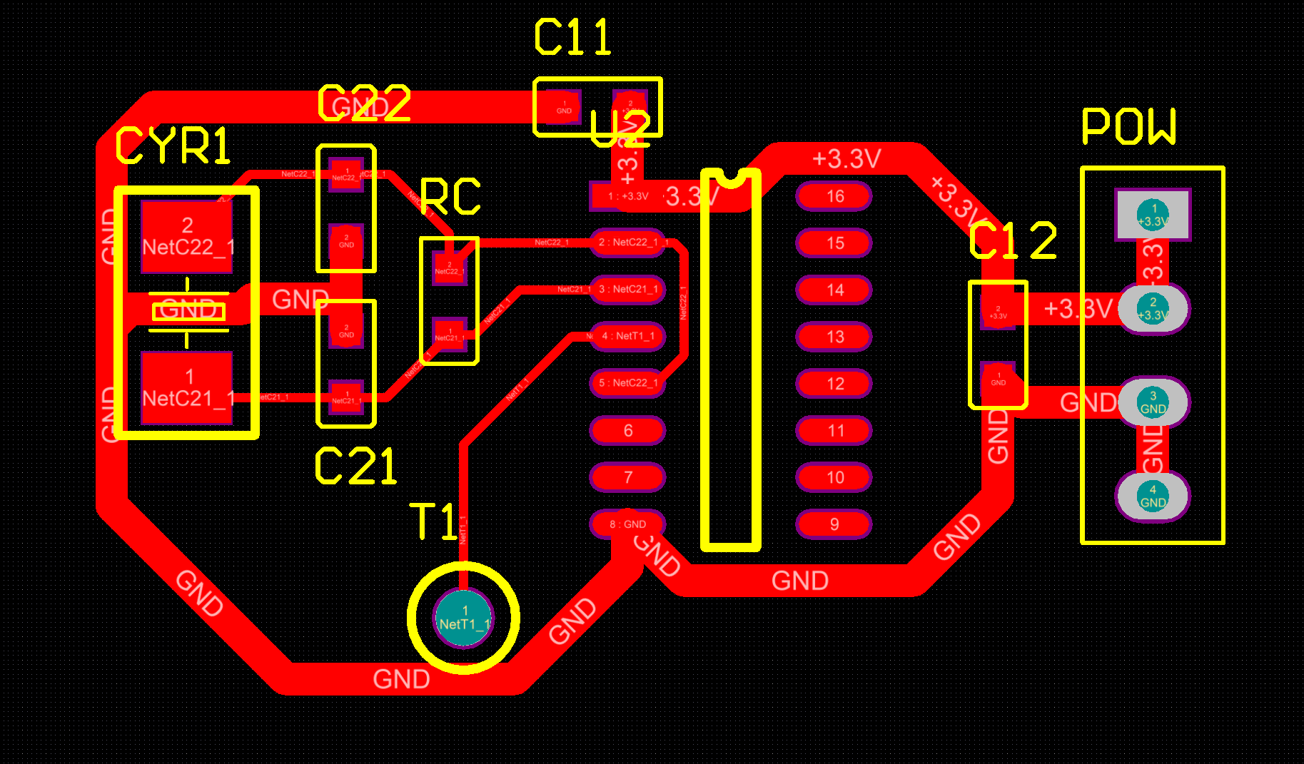 ▲ 图1.4.4 测试PCB