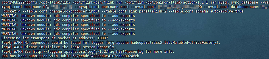FlinkCDC x Paimon进行数据同步 使用paimon-flink-action包 NoClassDefFoundError 依赖问题解决