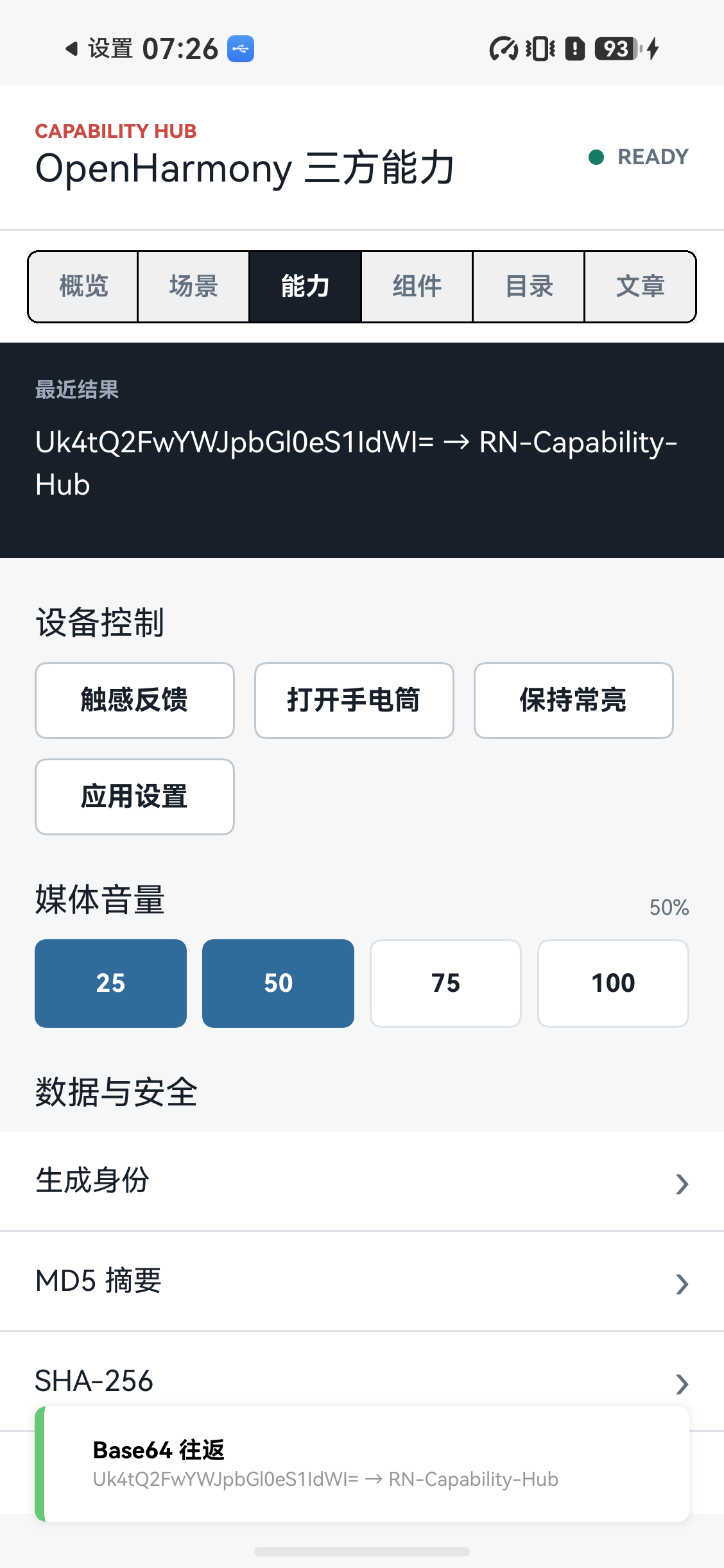 Base64 编解码往返结果