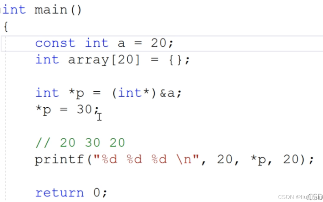 C++ const的初步认识_c++ const变量是左值吗-CSDN博客