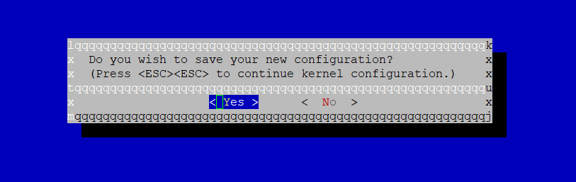 save config